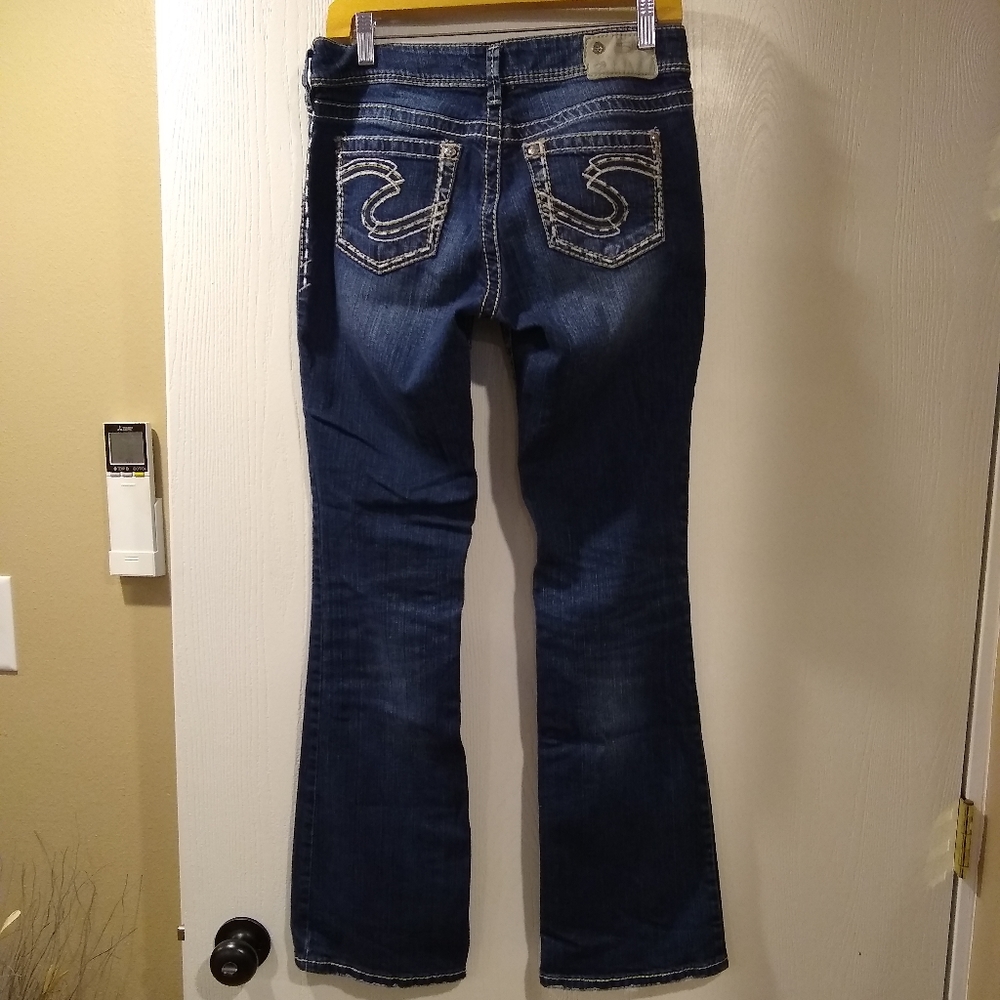Silver Suki Jeans